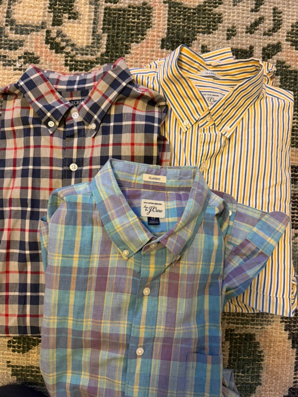 Men’s J.Crew Button Up Shirts Large Tall Bundle